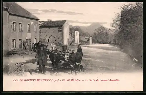 AK Bromont-Lamothe, Circuit Michelin, Coupe Gordon Bennett, la Sortie