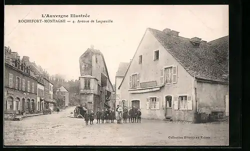 AK Rochefort-Montagne, Avenue de Laqueuille