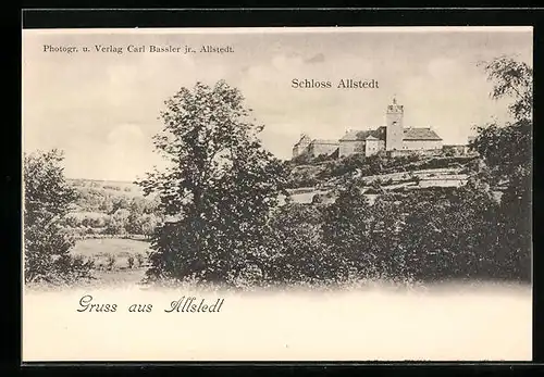 AK Allstedt, Schloss Allstedt mit Umgebung