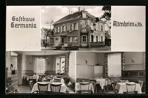 AK Altenheim a. Rh., Gasthaus Germania, Inh. W. Haas