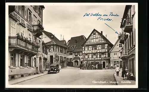 AK Gernsbach /Murgtal, Hofstätte, Gasthaus zur Traube