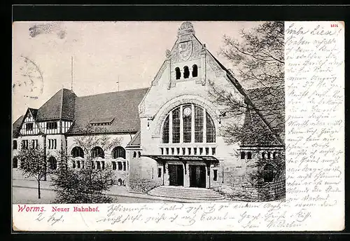 AK Worms, Neuer Bahnhof