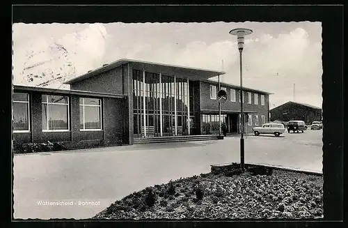 AK Wattenscheid, Bahnhof mit Vorplatz