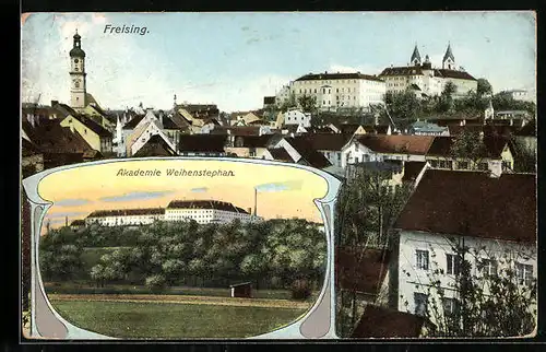 AK Freising, Ortsansicht, Akademie Weihenstephan