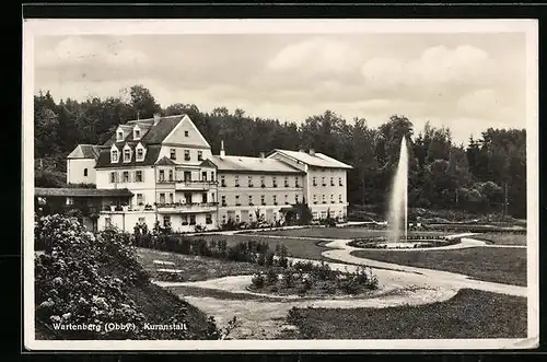 AK Wartenberg /Obb., Kuranstalt mit Anlagen