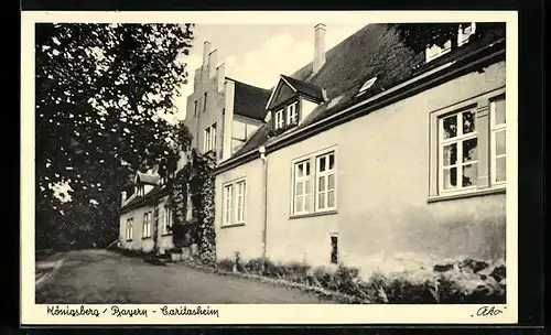 AK Königsberg i. Bayern, Blick zum Caritasheim