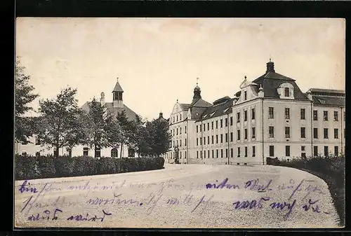 AK München-Harlaching, Städt. Sanatorium