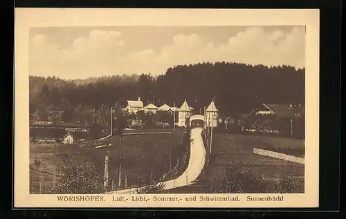 AK Wörishofen, Luft-, Licht-, Sommer-, und Schwimmbad Sonnenbüchl