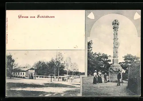 AK Schildhorn, Denkmal, Restaurant Hans Ritzhaupt