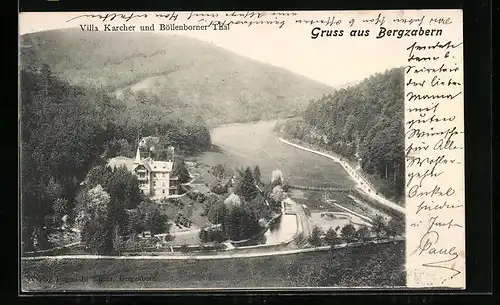 AK Bergzabern, Villa Karcher & Böllenborner Tal