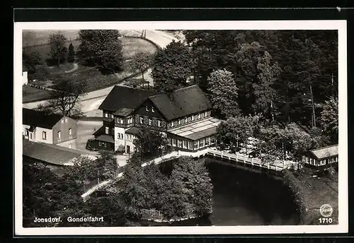 AK Jonsdorf, Gondelfahrt aus der Vogelschau