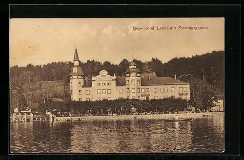 AK Leoni /Berg, See-Hotel Leoni am Starnberger See