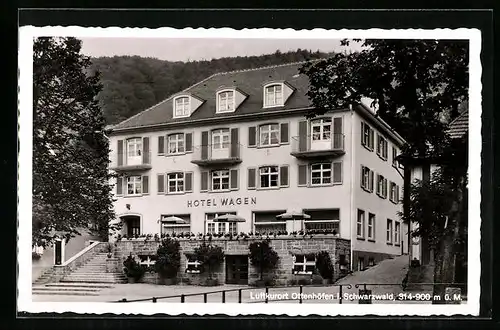 AK Ottenhöfen i. Schwarzwald, das Hotel Wagen