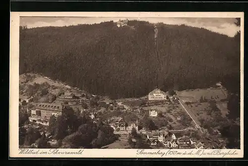 AK Wildbad im Schwarzwald, Sommerberg und Bergbahn