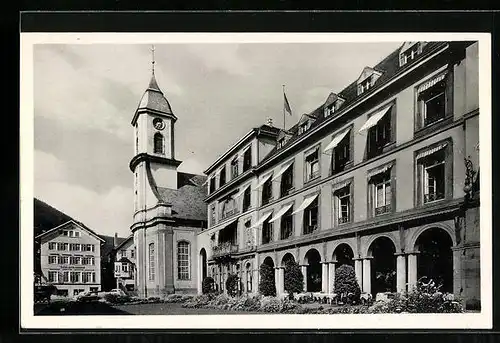 AK Wildbad im Schwarzwald, Blick auf das Bad-Hotel