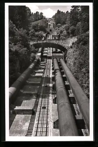 AK Forbach /Schwarzwald, Druckrohrleitung des Badenwerkes