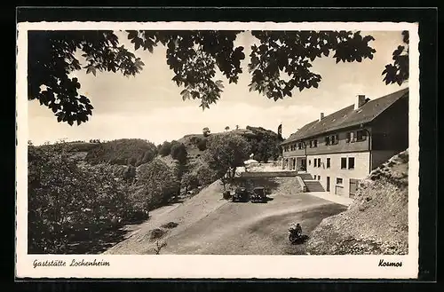 AK Lochenheim bei Balingen, die Gaststätte Lochenheim im Sommer