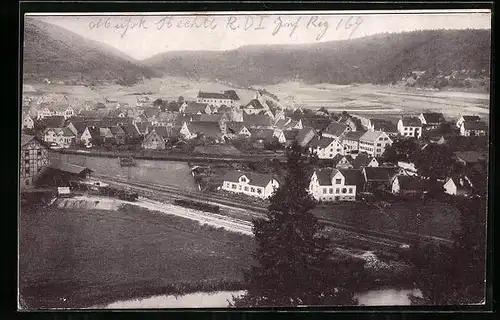 AK Immendingen, Blick vom Donauufer