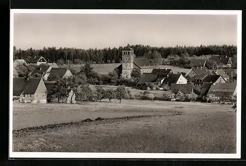 AK Zwerenberg /Schwarzwald, Ortsansicht mit Umgebung