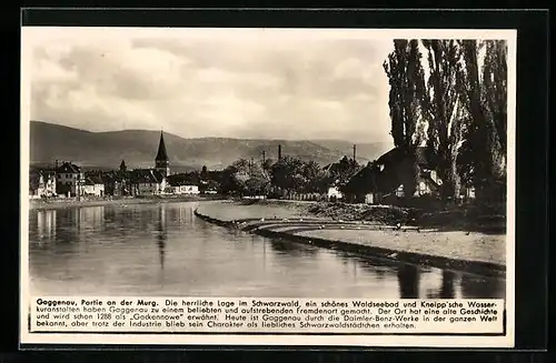 AK Gaggenau, Partie an der Murg