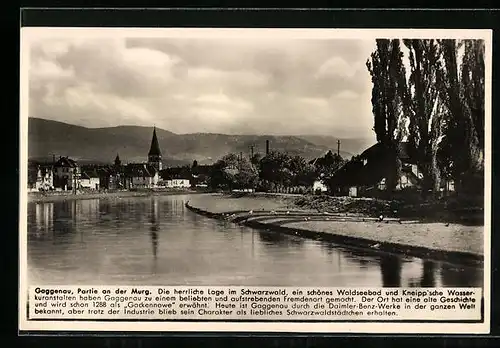 AK Gaggenau, Partie an der Murg