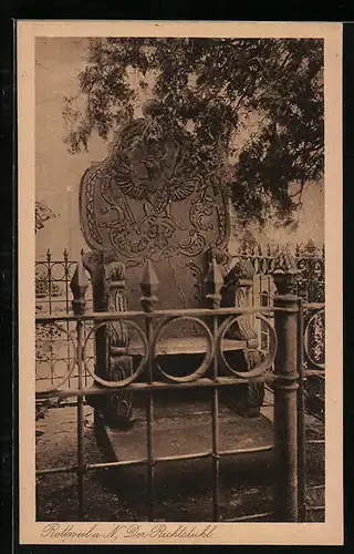 AK Rottweil a. N., Blick auf den Richtstuhl