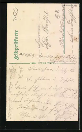 AK Bietigheim /Württ., Strassenpartie mit Unter-Tor