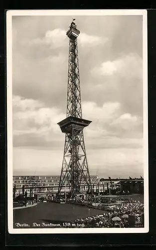 AK Berlin-Charlottenburg, Ansicht von dem Funkturm