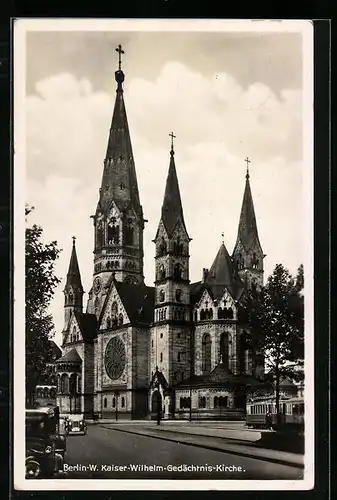 AK Berlin-W., die Kaiser-Wilhelm-Gedächtnis-Kirche