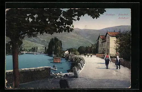AK Trebinje, Blick zum Bahnhof