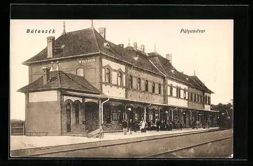 AK Bátaszék, Palyaudvar, Bahnhof