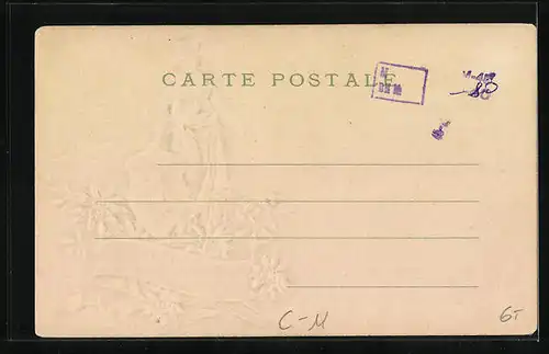 Präge-Lithographie Schweiz, Heil Dir Helvetia, Helvetia mit Landeswappen der Schweiz