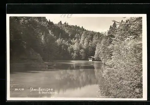 AK Dornbirn, Staufensee, Idyllische Landschaft