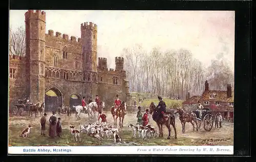 Künstler-AK Hastings, Battle Abbey