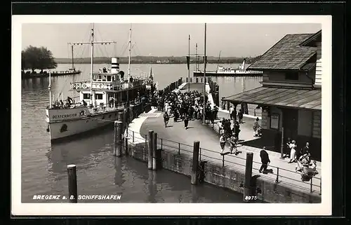 AK Bregenz a. B., Am Schiffshafen