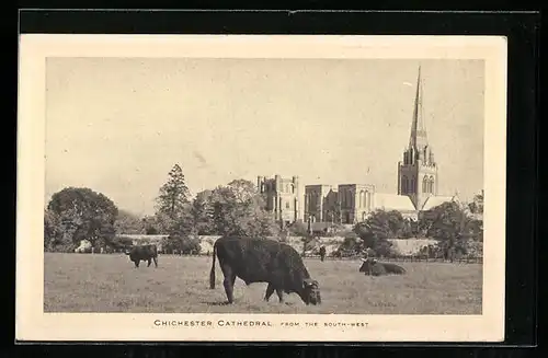 AK Chichester, Chichester Cathedral from the South-West