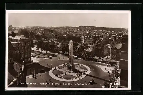 AK Harrogate, View from St. Peter`s Church Tower