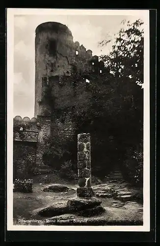 AK Kynast, Ruine Kynast, Burghof