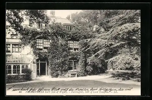 AK Freshwater Bay, Farringfort, Seat of Lord Tennyson