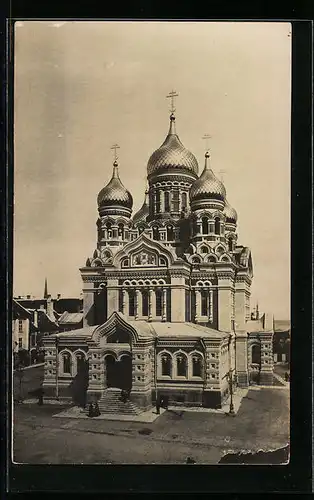 AK Tallin, Kirche aus der Vogelschau
