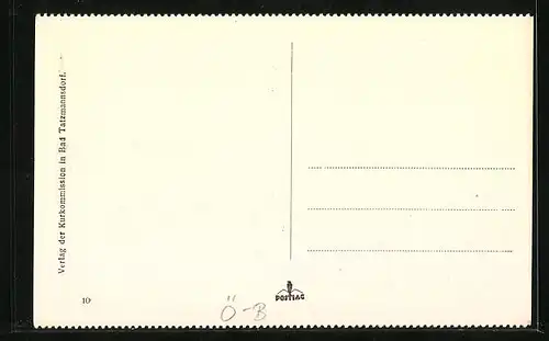 AK Bad Tatzmannsdorf, Direktionsgebäude Kurbad