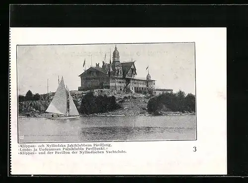 AK Helsinki, Klippan und der Pavillon der Nyländischen Yachtclubs