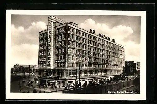 AK Berlin, HO-Kaufhaus am Alexanderplatz
