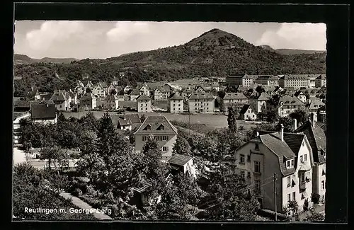 AK Reutlingen, Ortsansicht mit Georgenberg