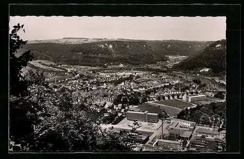 AK Geislingen a. d. Steige, Totalansicht aus der Vogelschau