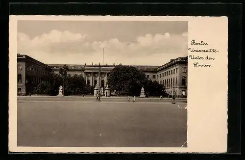 AK Berlin, Universität, Unter den Linden