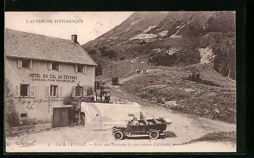 AK Creyssat, Col de Ceyssat, Hotel des Touristes