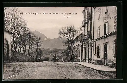 AK La Baraque, Route de Clermont au Puy-de-Dome