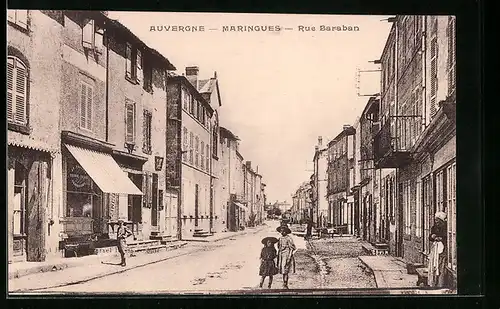 AK Maringues, Rue Baraban