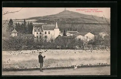 AK Romagnar-Clémensat, Château de Johanel